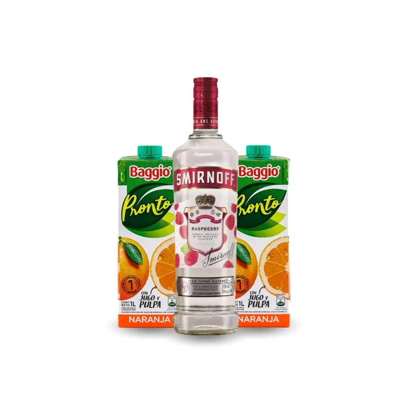 Smirnoff + 2 Baggios